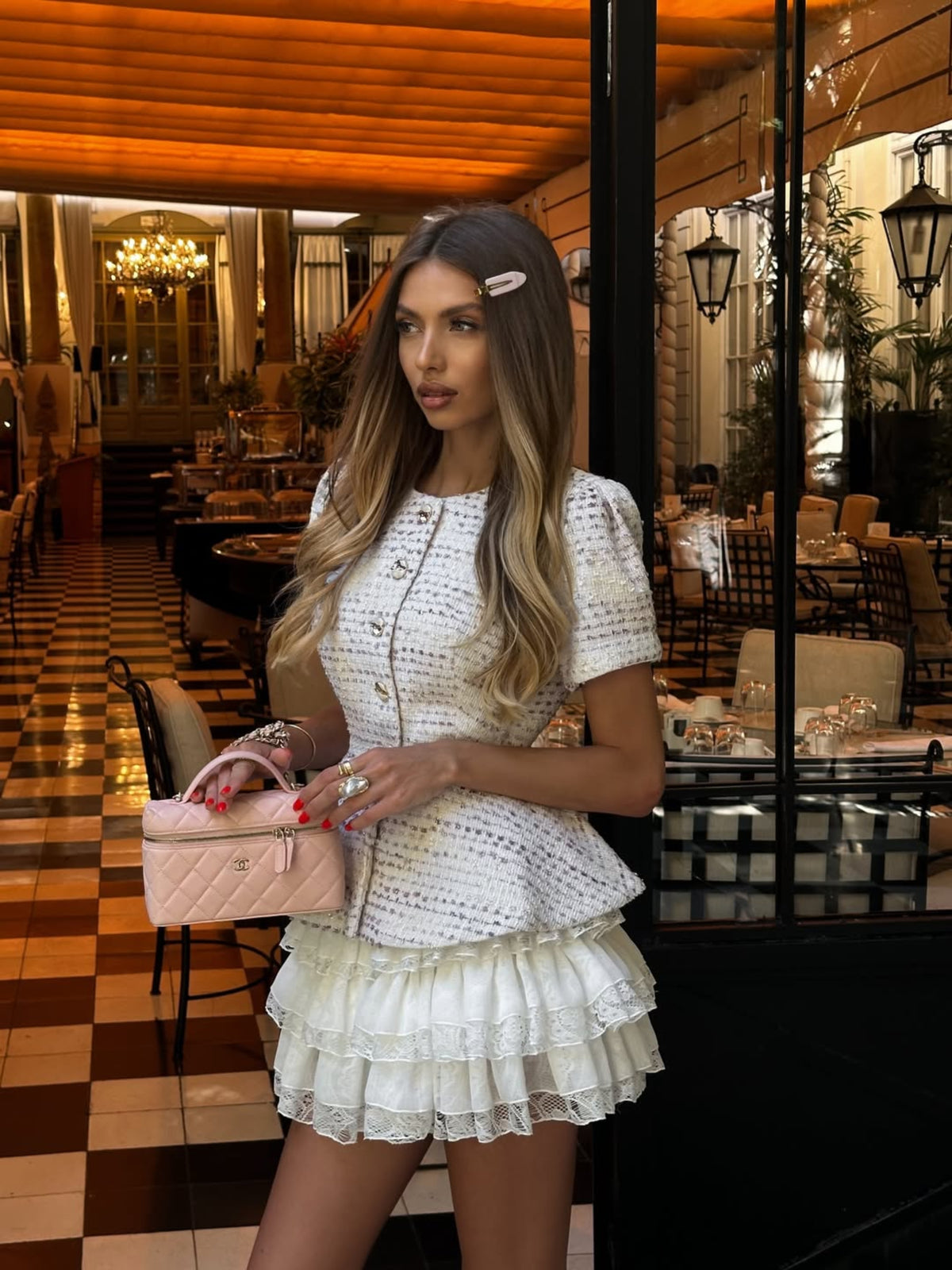 Спідниця-шорти MONICA молочна